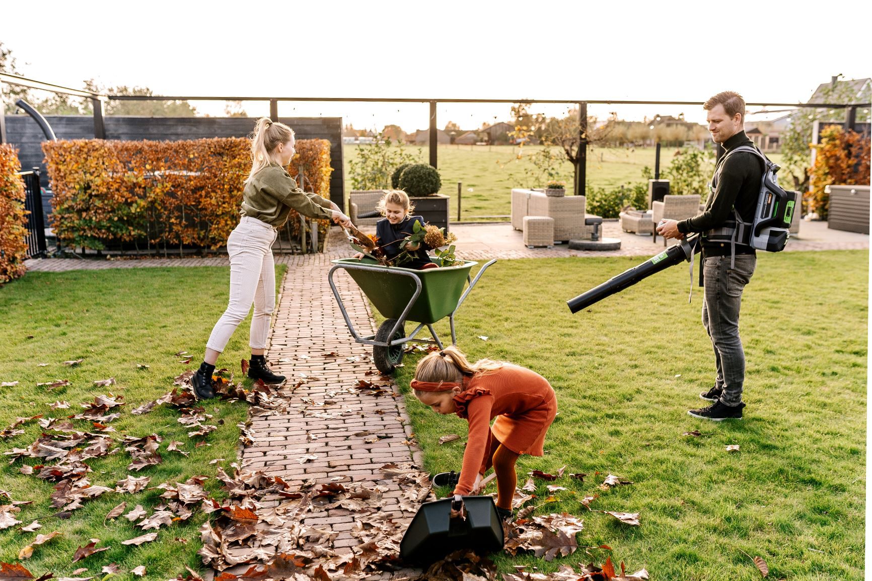 Gazononderhoud in de herfst