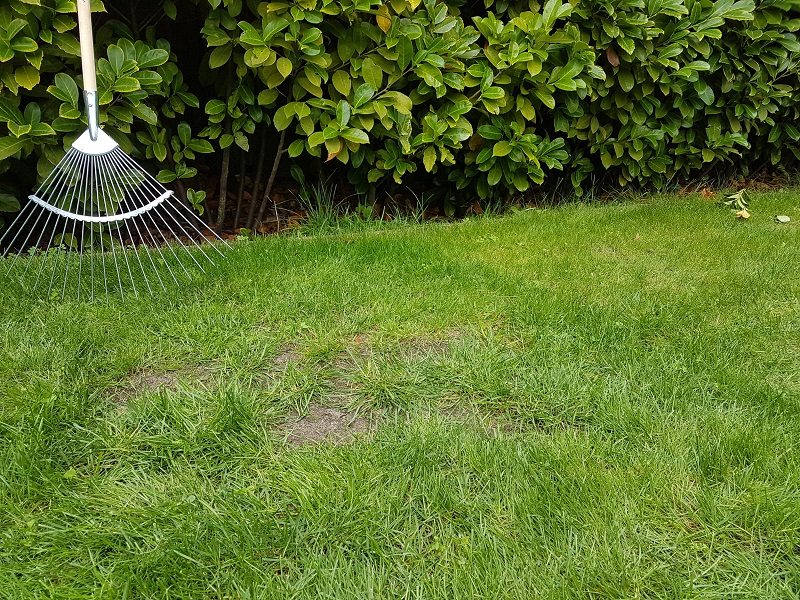 Kale plekken herstellen