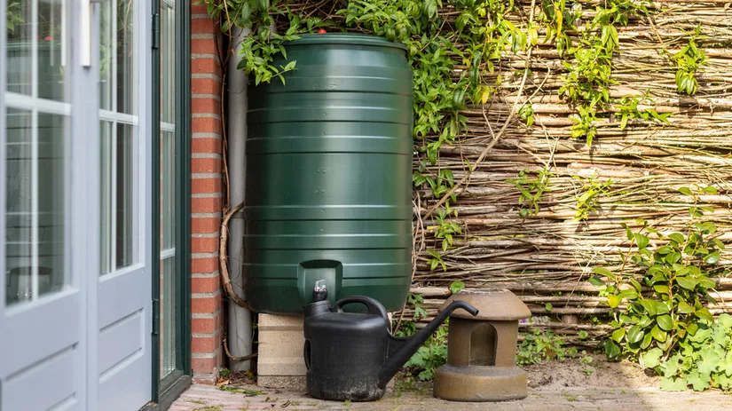 Een regenton aansluiten in je tuin Een regenton aansluiten in je tuin