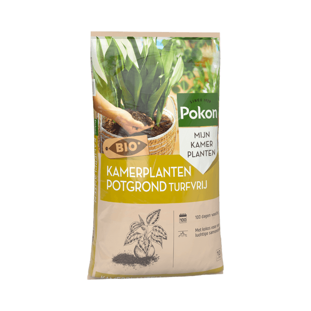 Pokon Bio Turfvrije Kamerplanten Potgrond 10L Pokon pokon-bio-turfvrije-kamerplanten-potgrond-10l-pokon