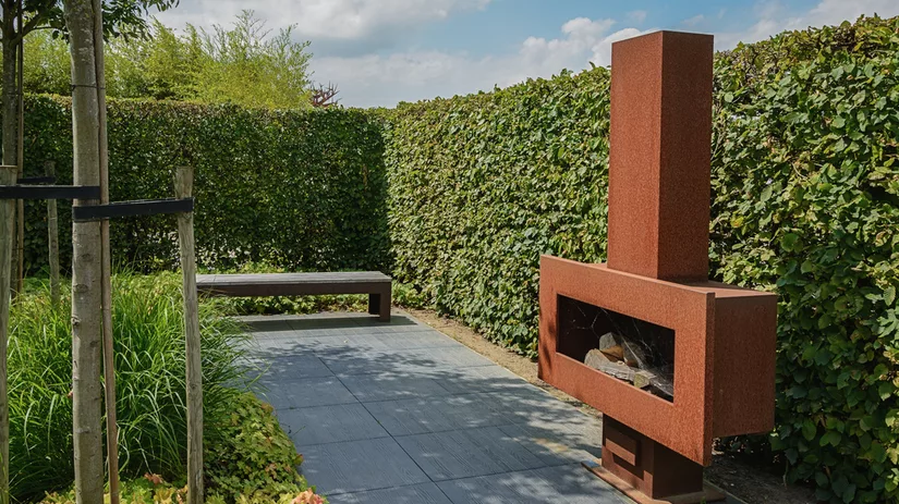 Een haag als groene schutting Een haag als groene schutting